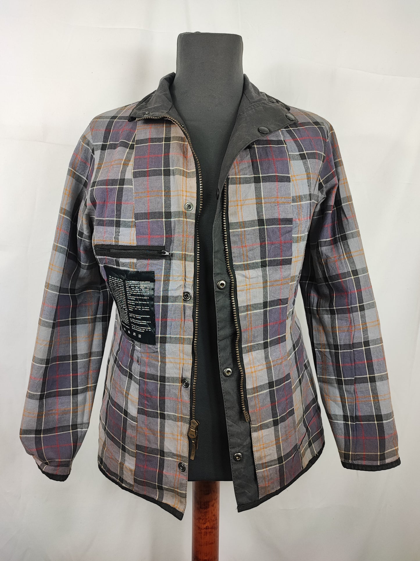Giacca Barbour corta donna Utility Nera UK10 Black short Lady Utility jacket Small tg.40