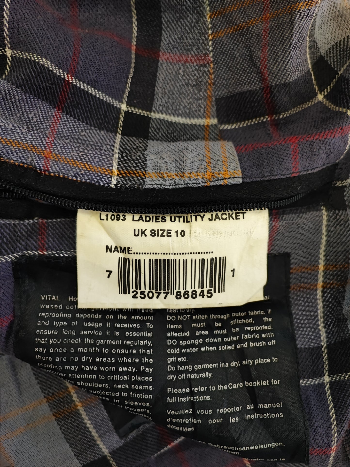 Giacca Barbour corta donna Utility Nera UK10 Black short Lady Utility jacket Small tg.40
