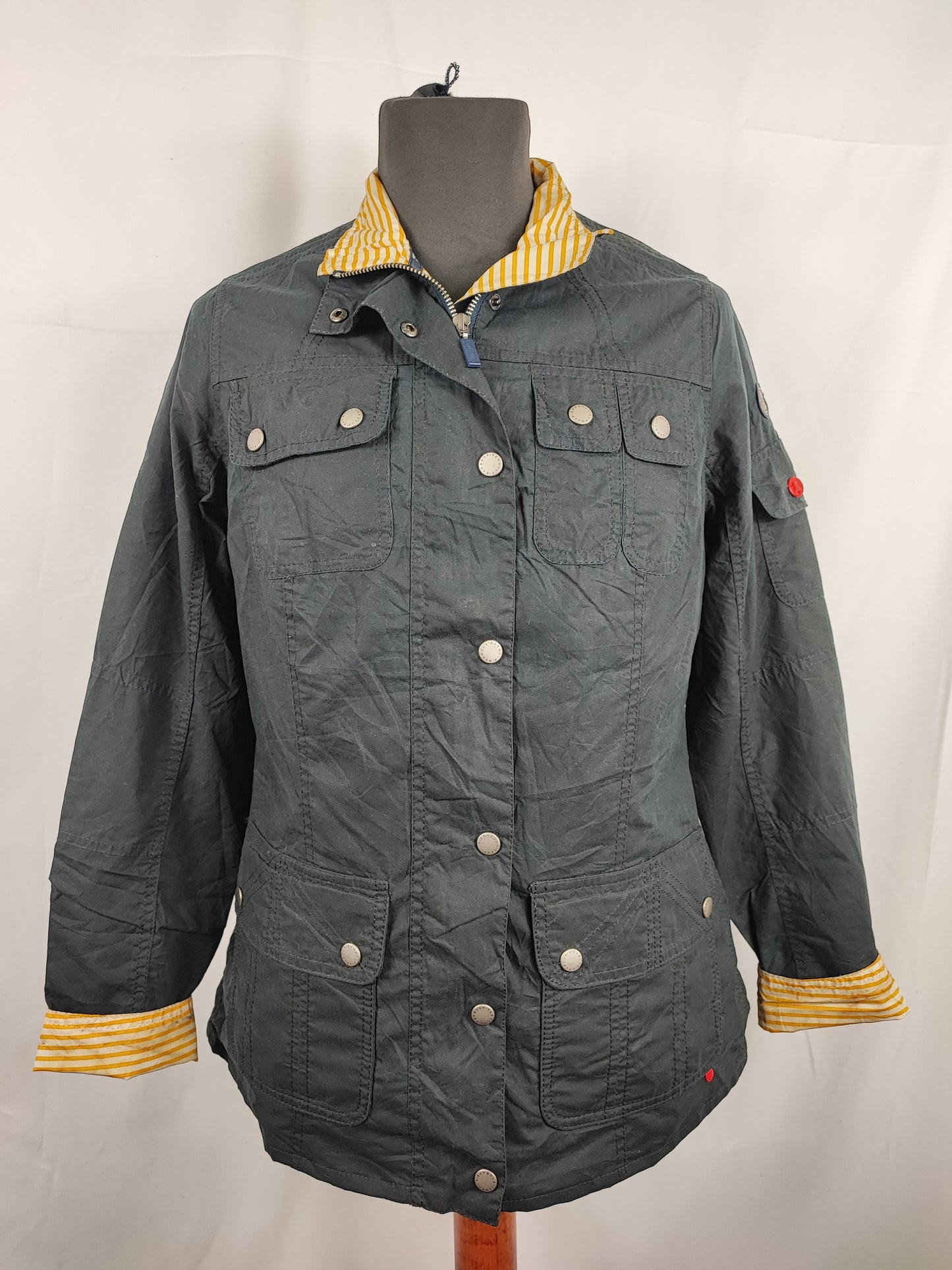 Giacca Barbour donna Blu Avonmouth uk12 Medium - Navy Wax Avonmouth jacket size 12