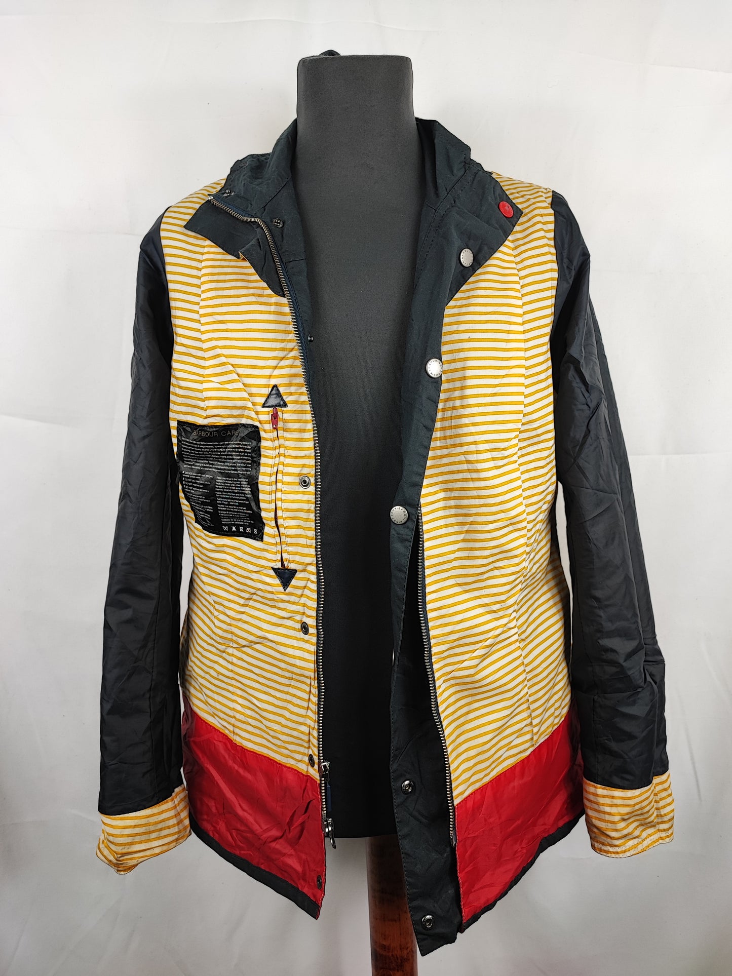 Giacca Barbour donna Blu Avonmouth uk12 Medium - Navy Wax Avonmouth jacket size 12