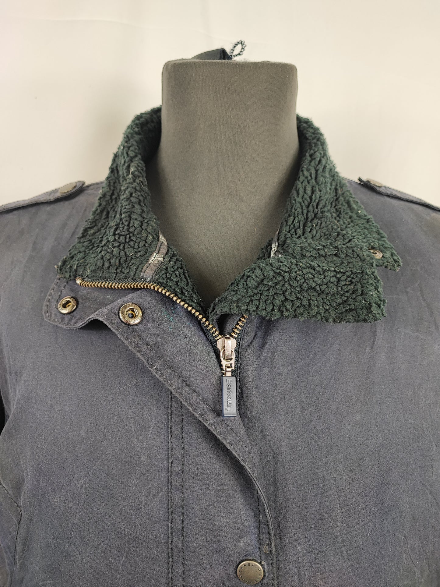Giacca Barbour cerata Bridport Unisex blu tg.48 ita  - Navy Bridport Wax Jacket size UK18