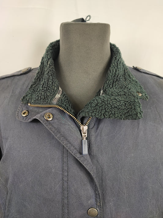Giacca Barbour cerata Bridport Unisex blu tg.48 ita  - Navy Bridport Wax Jacket size UK18