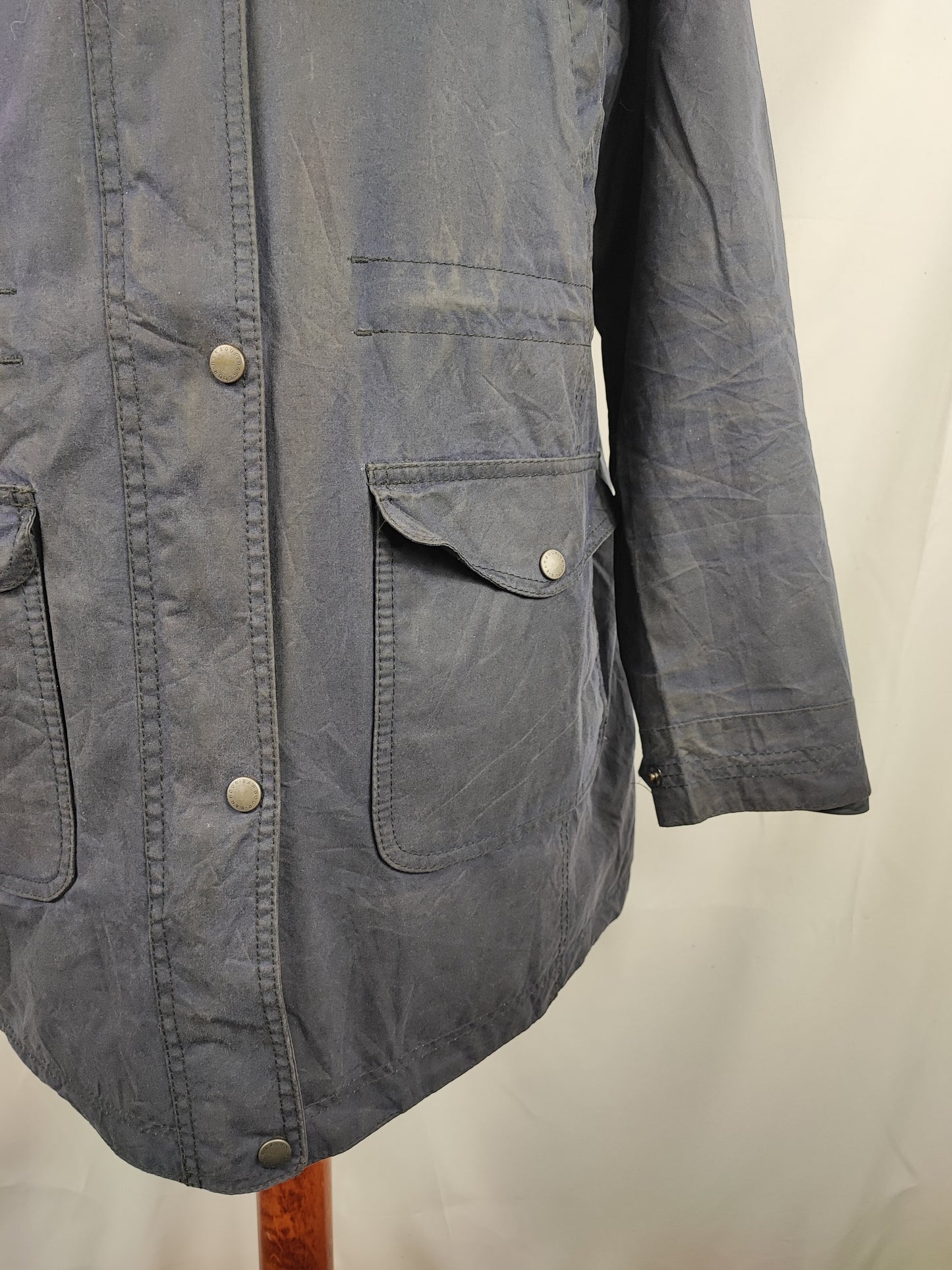Giacca Barbour cerata Bridport Unisex blu tg.48 ita  - Navy Bridport Wax Jacket size UK18