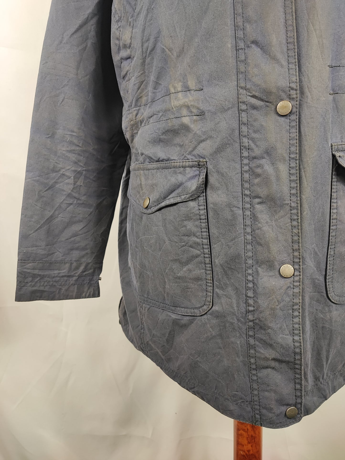 Giacca Barbour cerata Bridport Unisex blu tg.48 ita  - Navy Bridport Wax Jacket size UK18
