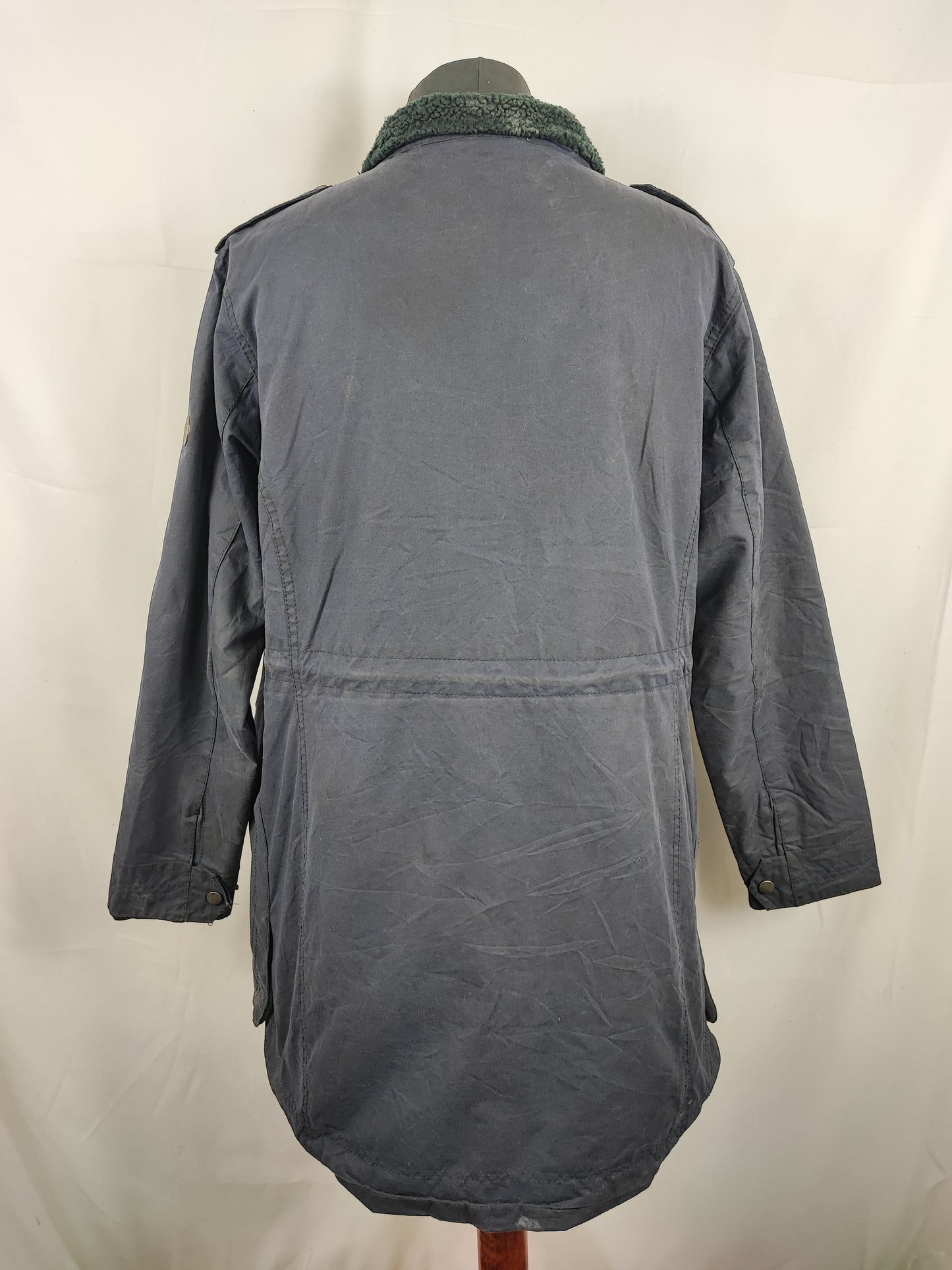Giacca Barbour cerata Bridport Unisex blu tg.48 ita  - Navy Bridport Wax Jacket size UK18