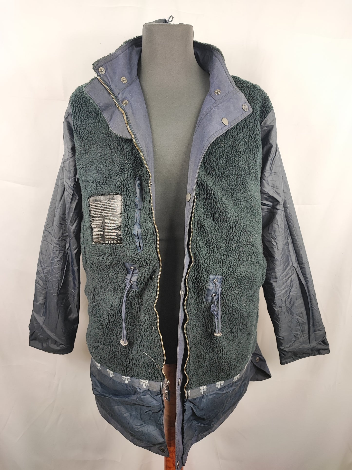 Giacca Barbour cerata Bridport Unisex blu tg.48 ita  - Navy Bridport Wax Jacket size UK18