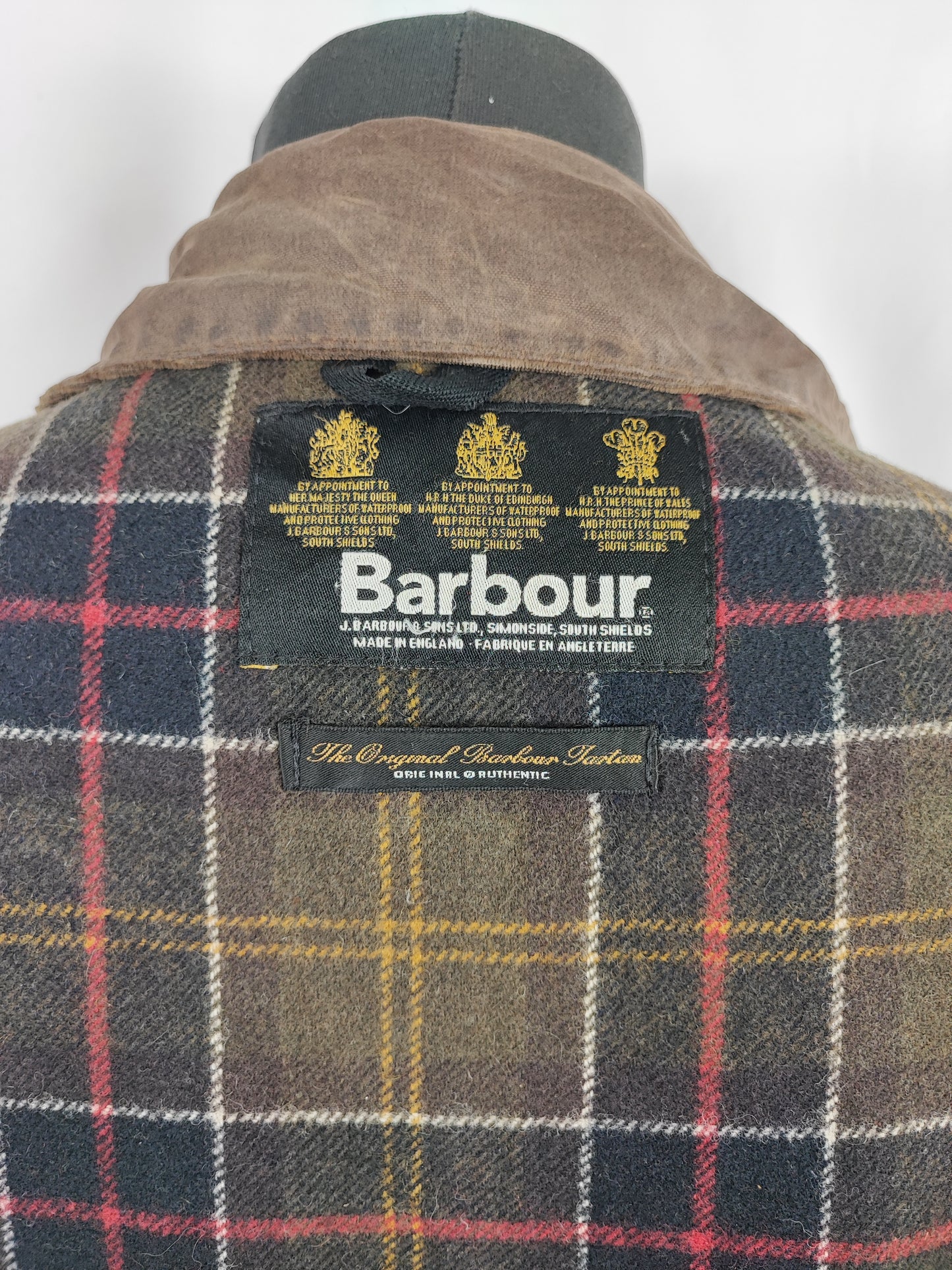 Barbour marrone Unisex Newmarket UK 16 tg.46 Brown wax Newmarket coat size uk16