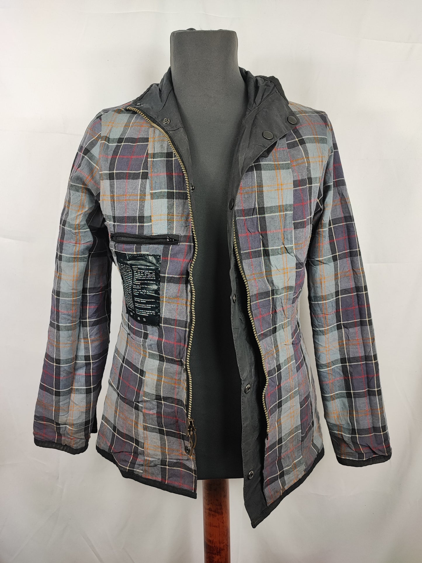 Giacca Barbour corta donna Utility Nera UK8 Xsmall Black short Lady Utility jacket Xsmall size Uk8