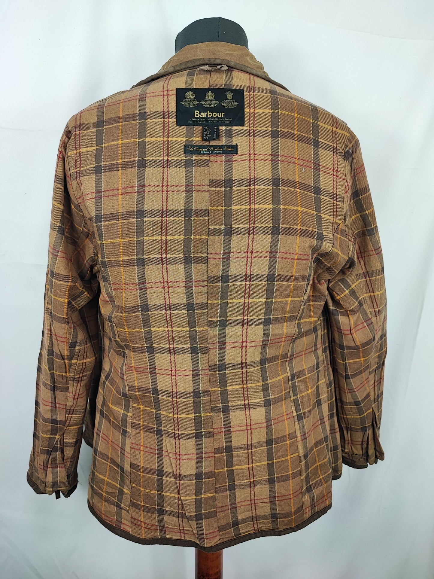 Giacca Barbour corta donna Utility Beige UK10 Small Beige short Lady Utility jacket small size Uk10