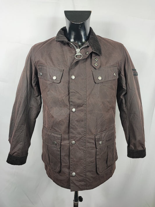 Giacca Barbour International Uomo Duke Marrone Small - Man Brown Duke wax Jacket Size S