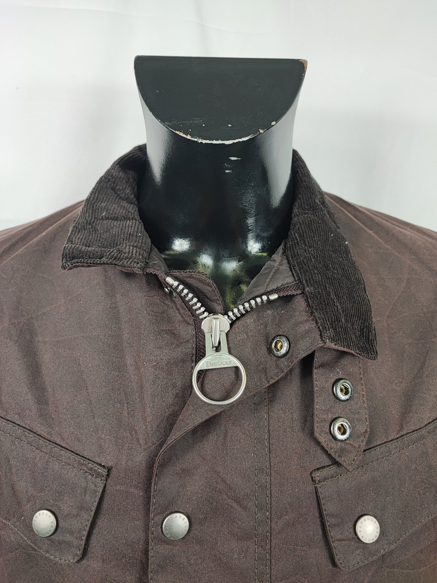 Giacca Barbour International Uomo Duke Marrone Small - Man Brown Duke wax Jacket Size S