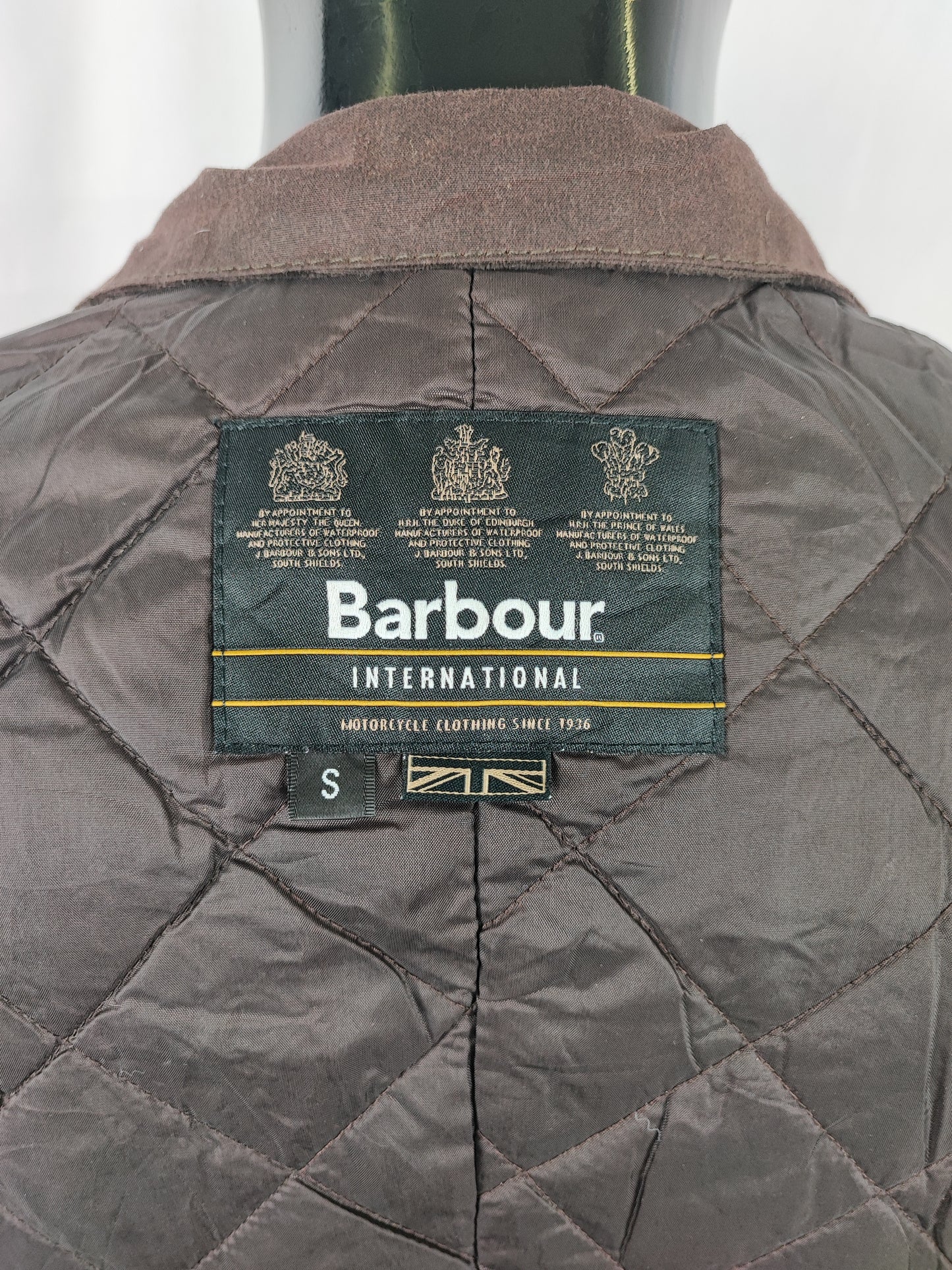Giacca Barbour International Uomo Duke Marrone Small - Man Brown Duke wax Jacket Size S
