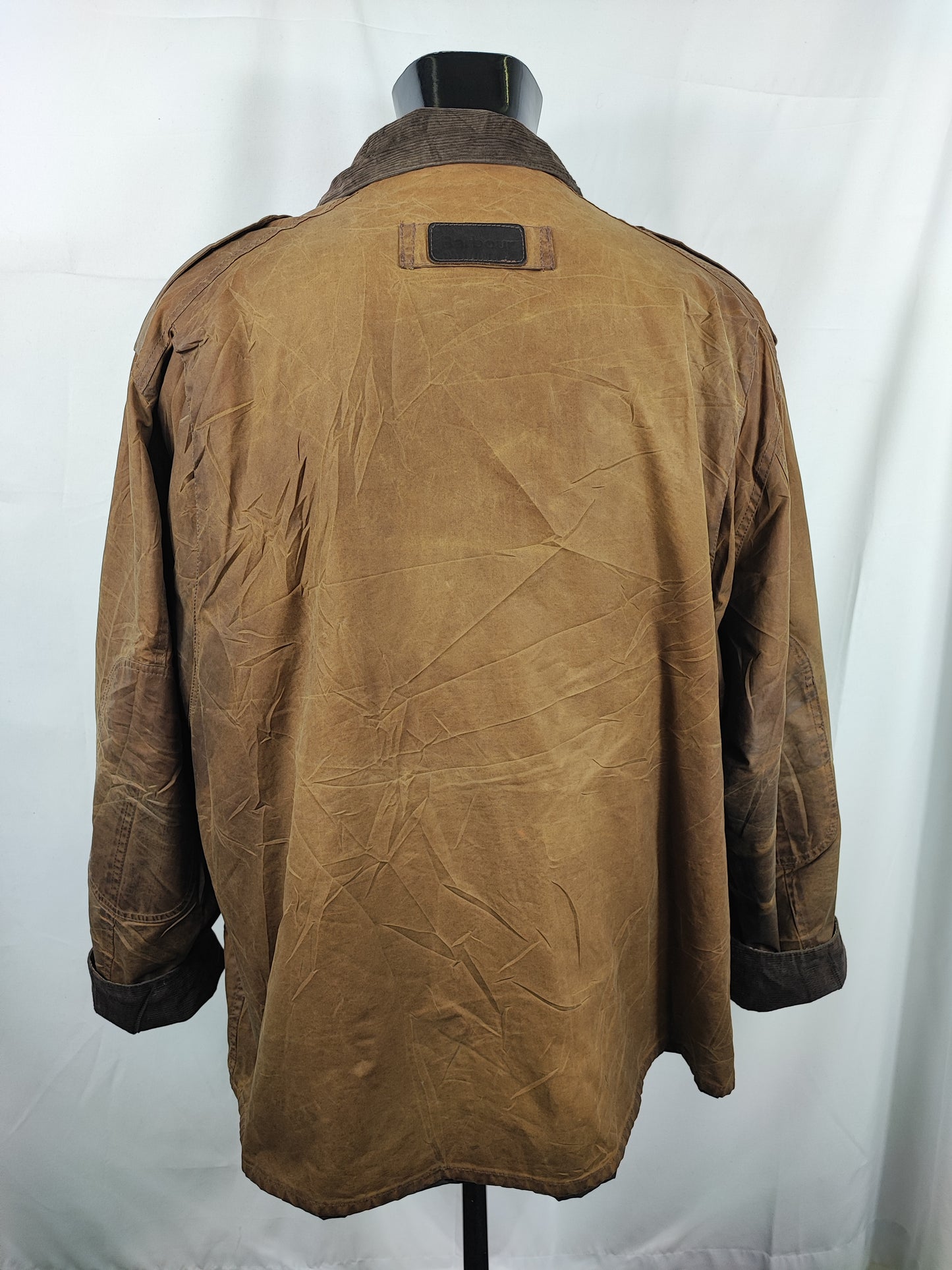 Giacca Barbour Beige Uomo Trooper cerata XXLarge Man Beige Waxed jacket size XXL