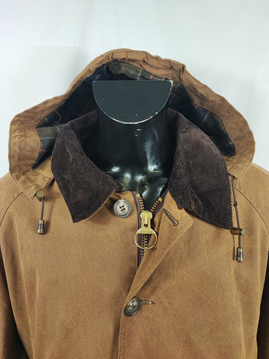 RARA Barbour Giacca Uomo Beauchamp C52/132 cm XXXL- Brown Waxed Beauchamp coat size XXXL