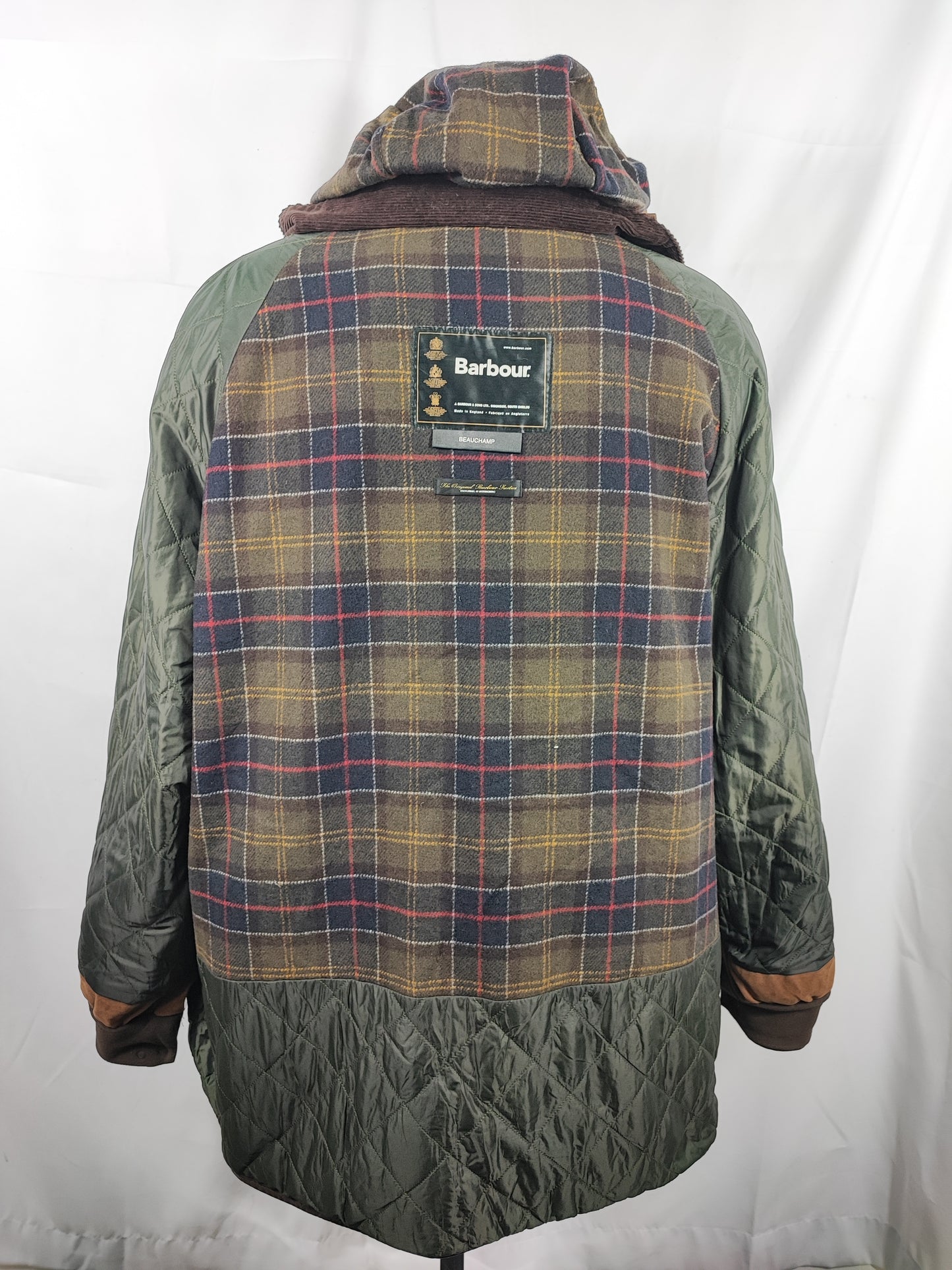 RARA Barbour Giacca Uomo Beauchamp C52/132 cm XXXL- Brown Waxed Beauchamp coat size XXXL