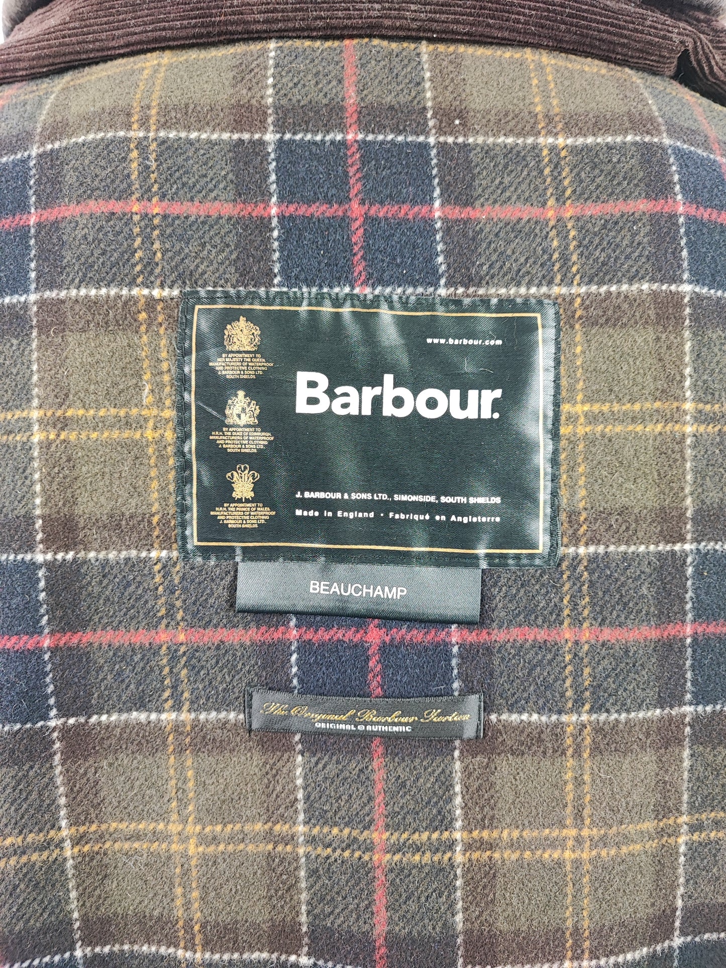RARA Barbour Giacca Uomo Beauchamp C52/132 cm XXXL- Brown Waxed Beauchamp coat size XXXL
