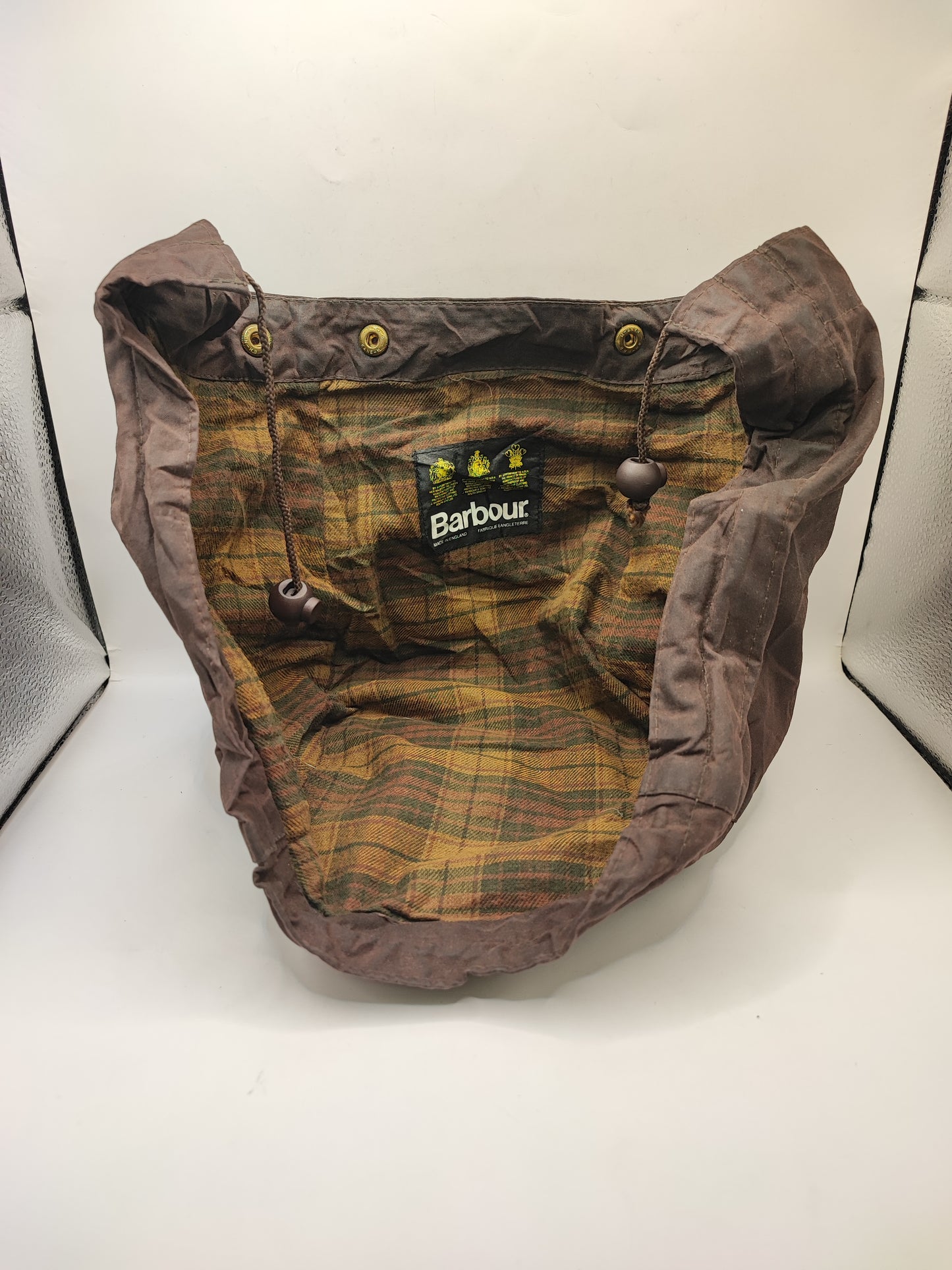 Cappuccio Barbour vintage marrone Taglia Unica - Brown Vintage Waxed Hood