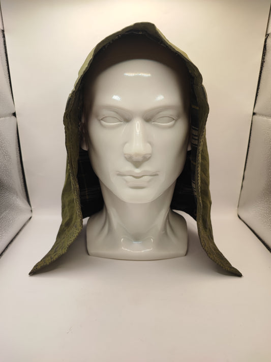 Cappuccio Barbour verde vintage - Vintage Green Barbour Hood