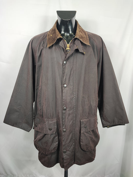 RARA Barbour Gamefair Marrone C46/117 cm Brown Wax Gamefair Jacket c46 size Xlarge