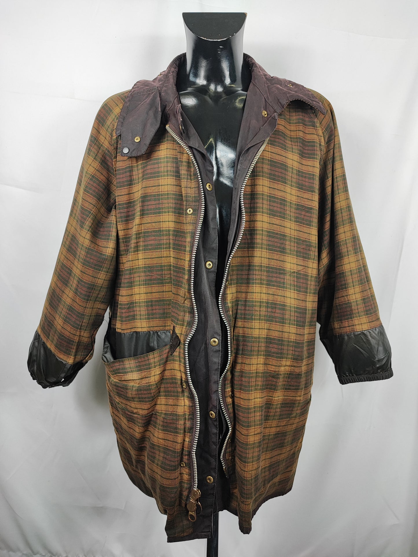 RARA Barbour Gamefair Marrone C46/117 cm Brown Wax Gamefair Jacket c46 size Xlarge