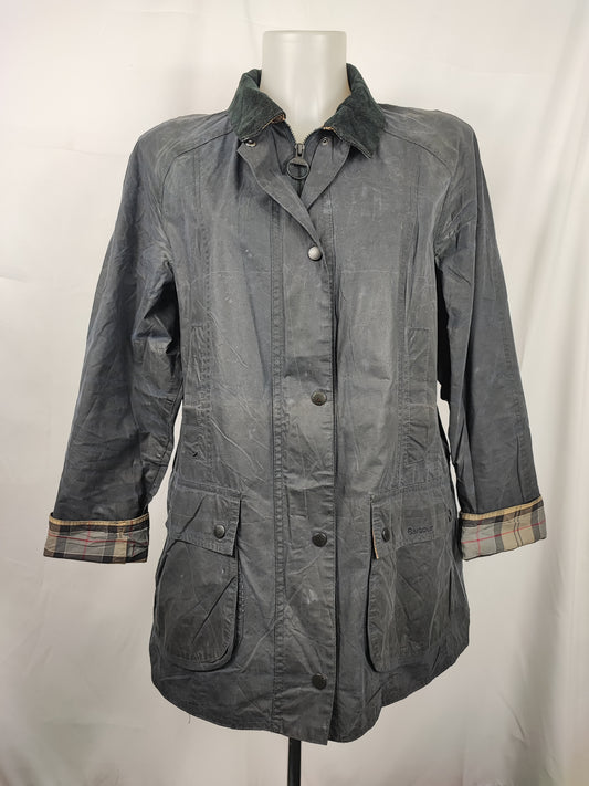 Giacca Barbour Blu Lightweight Beadnell Uk16 tg.44/46 - Navy Lightweight Beadnell jacket size 16