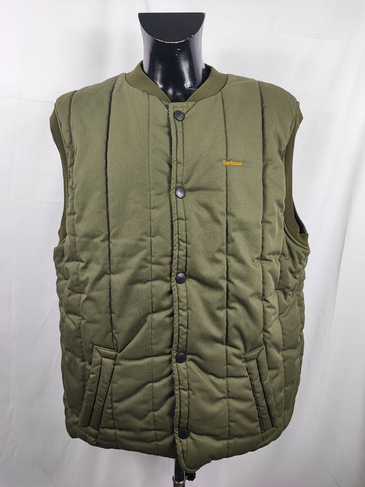 Gilet Barbour Vintage Trekker verde Xlarge- Green man vintage vest Trekker size  XLarge