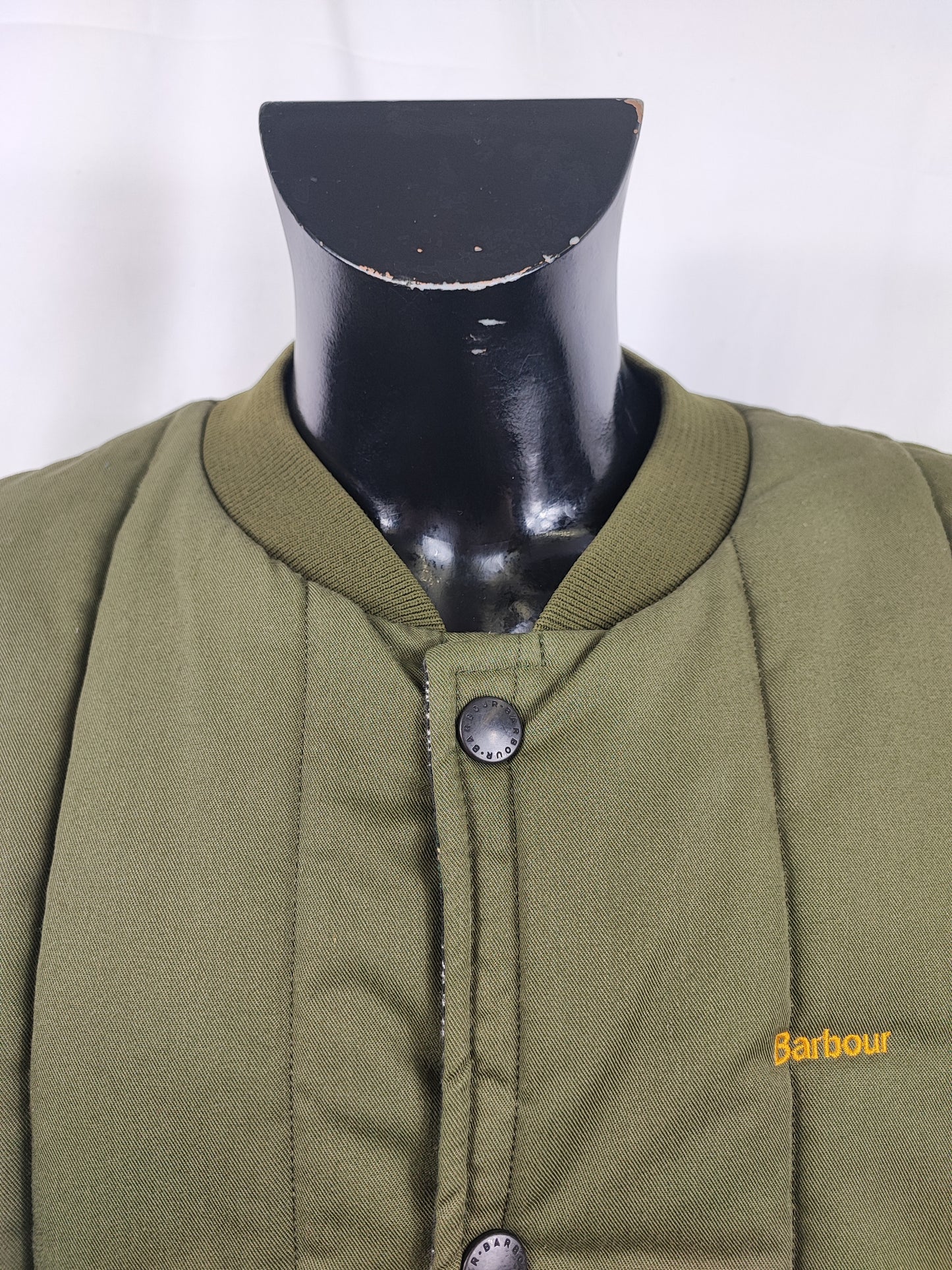 Gilet Barbour Vintage Trekker verde Xlarge- Green man vintage vest Trekker size  XLarge