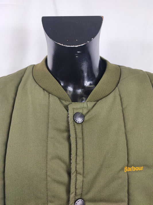 Gilet Barbour Vintage Trekker verde Xlarge- Green man vintage vest Trekker size  XLarge