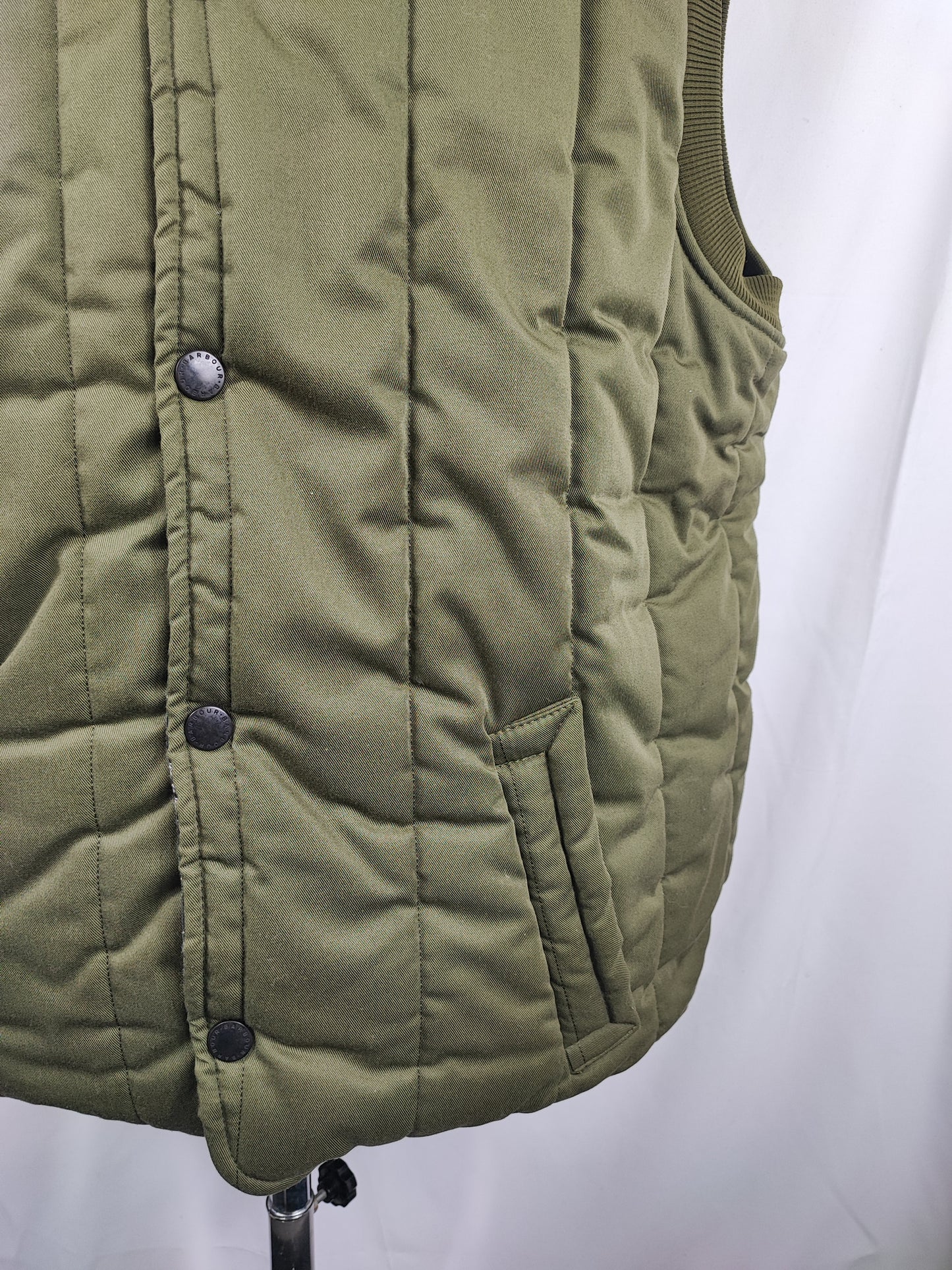 Gilet Barbour Vintage Trekker verde Xlarge- Green man vintage vest Trekker size  XLarge
