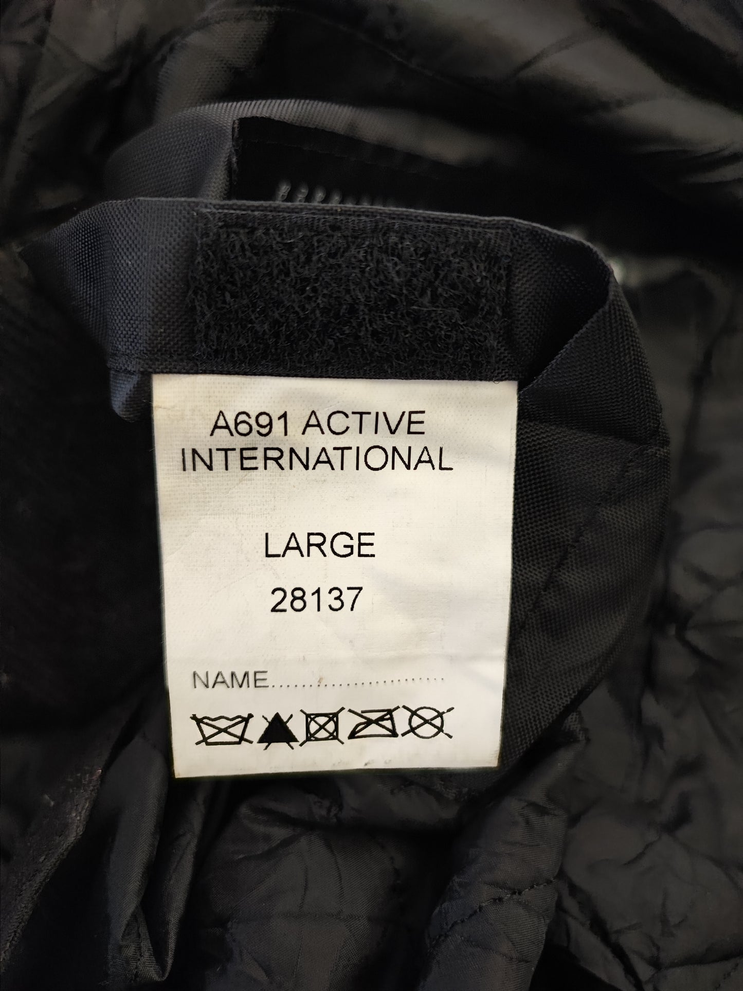Giacca Barbour International Active nera Large- Man Black International Active Jacket Size L