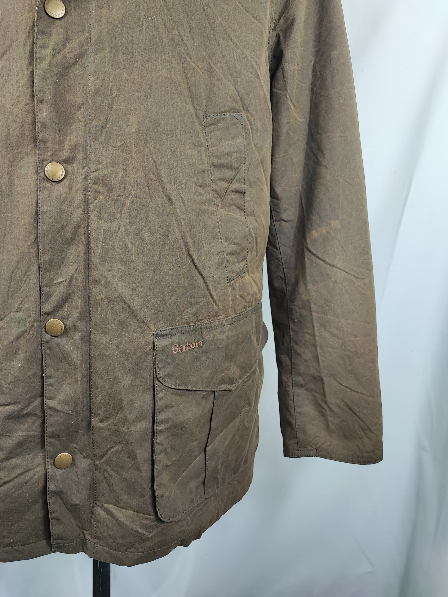 Barbour Giacca uomo verde oliva XL cerato - Man wax Hereford Olive Jacket size XL