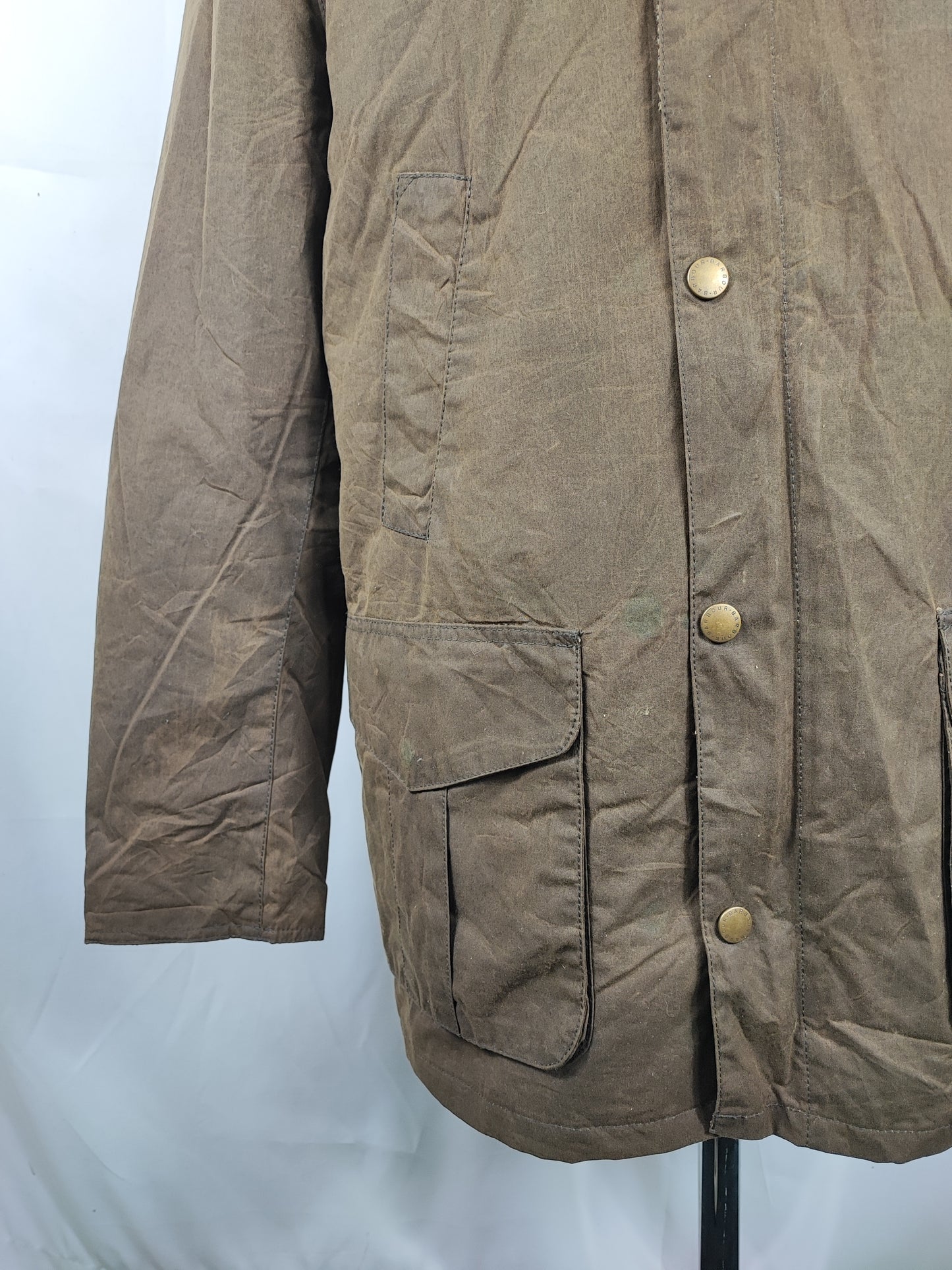 Barbour Giacca uomo verde oliva XL cerato - Man wax Hereford Olive Jacket size XL