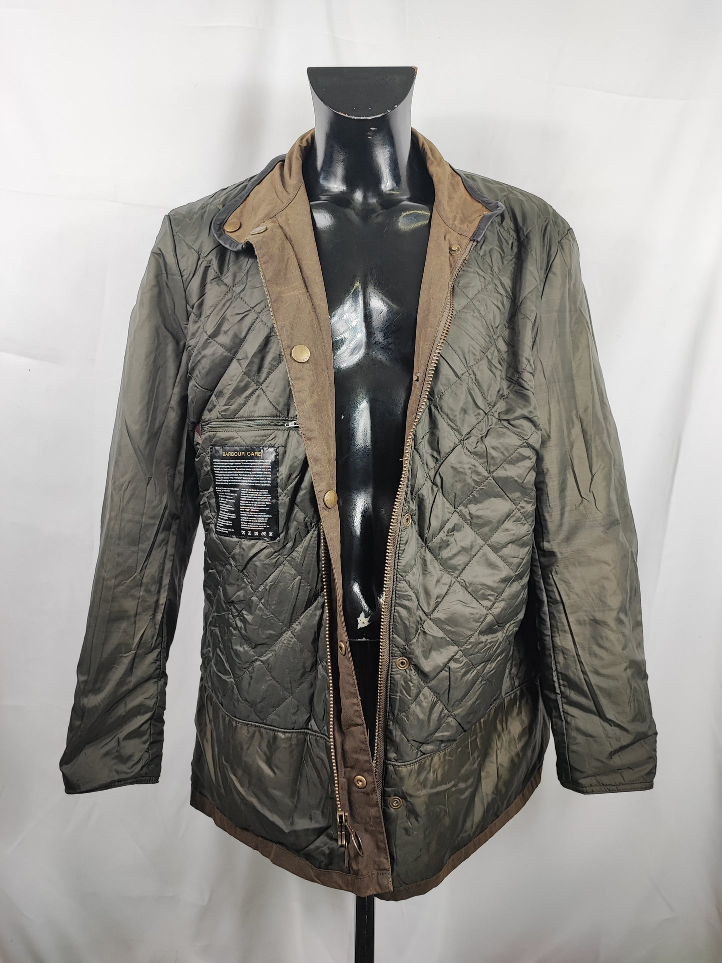 Barbour Giacca uomo verde oliva XL cerato - Man wax Hereford Olive Jacket size XL