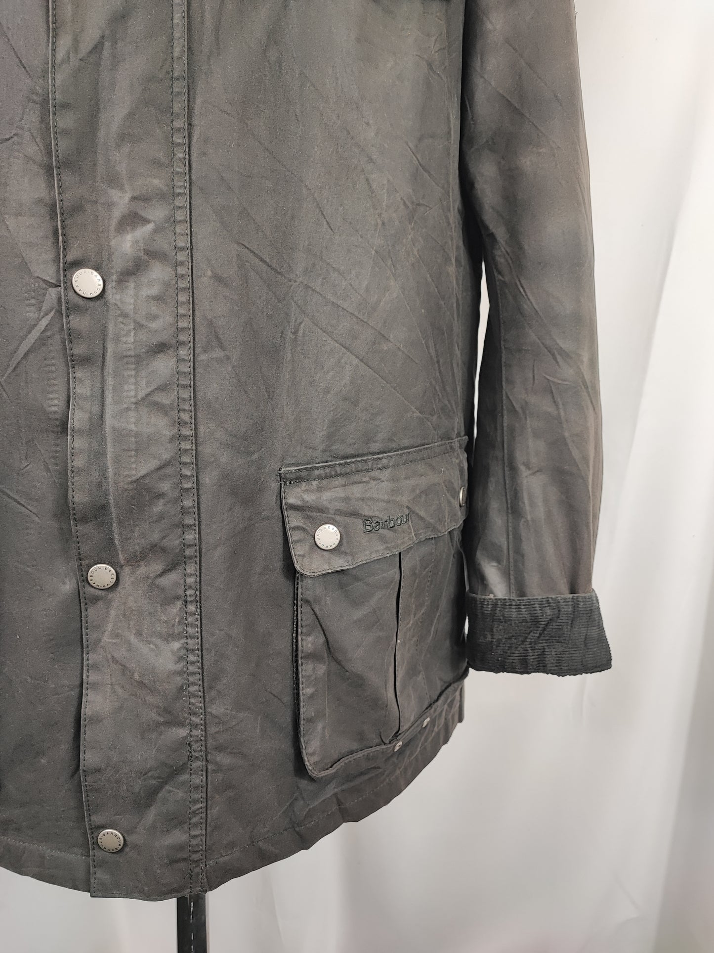 Giacca Barbour International Duke nero XXL - Man black Duke wax Jacket Size XXL