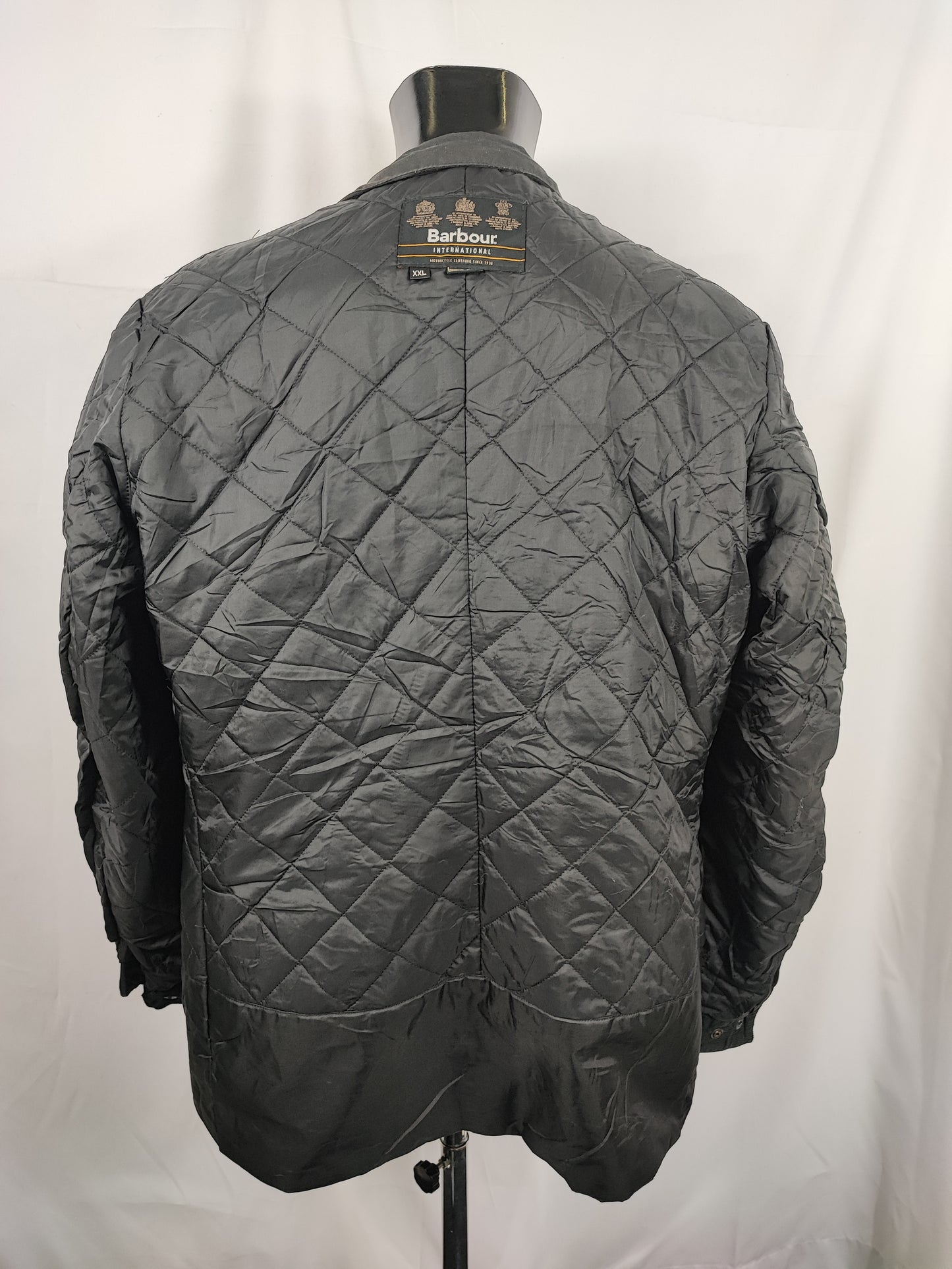 Giacca Barbour International Duke nero XXL - Man black Duke wax Jacket Size XXL