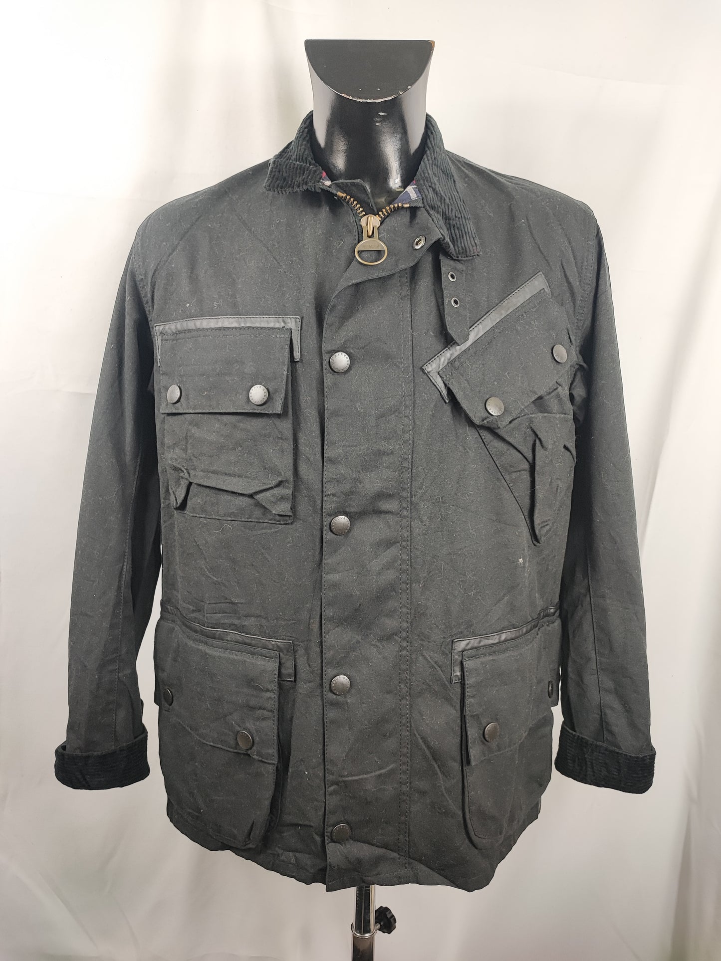 RARA Giacca Barbour International Steve Mc Queen Nera MEDIUM - Black Barbour International Mc queen size M