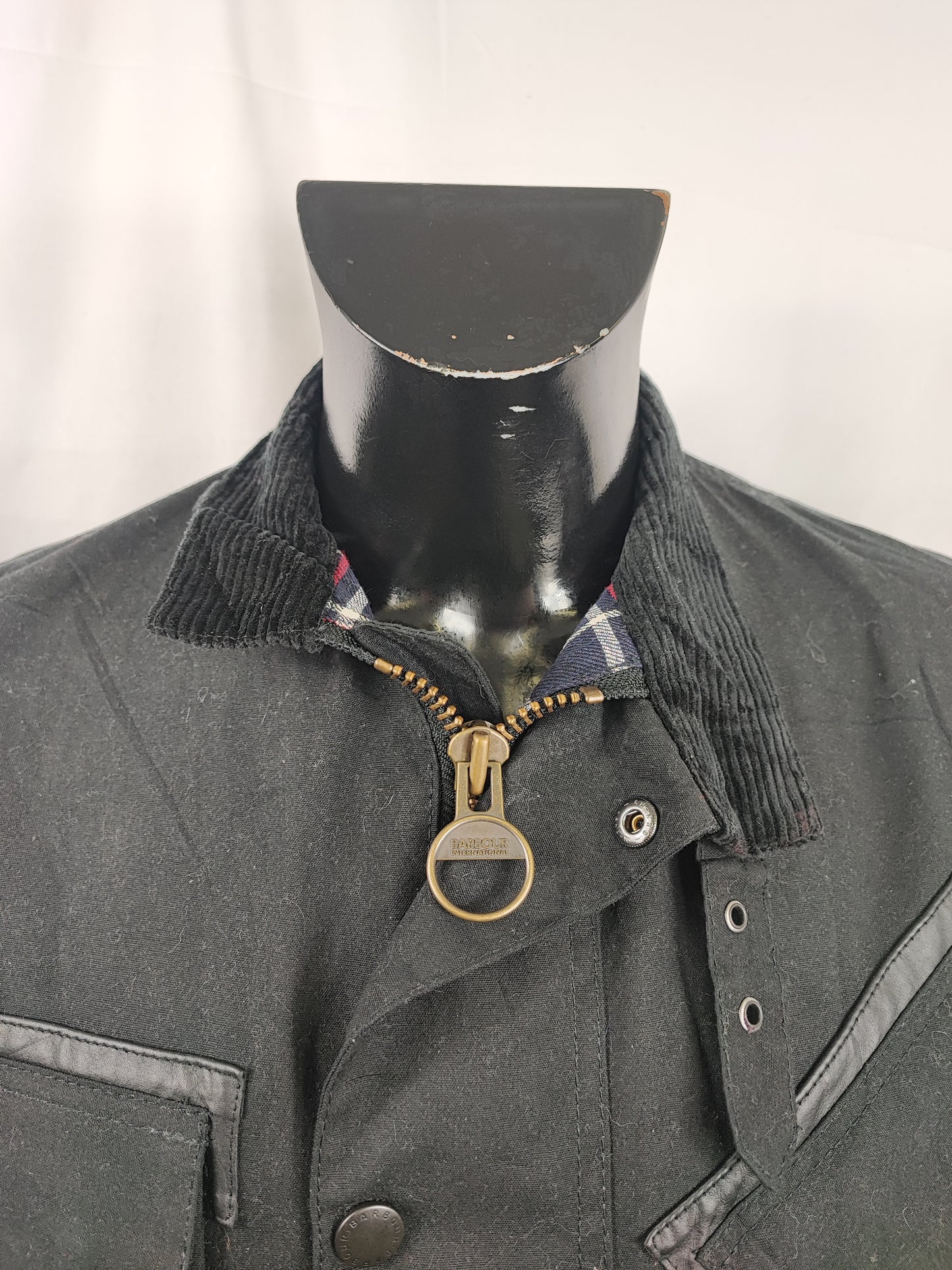 RARA Giacca Barbour International Steve Mc Queen Nera MEDIUM - Black Barbour International Mc queen size M