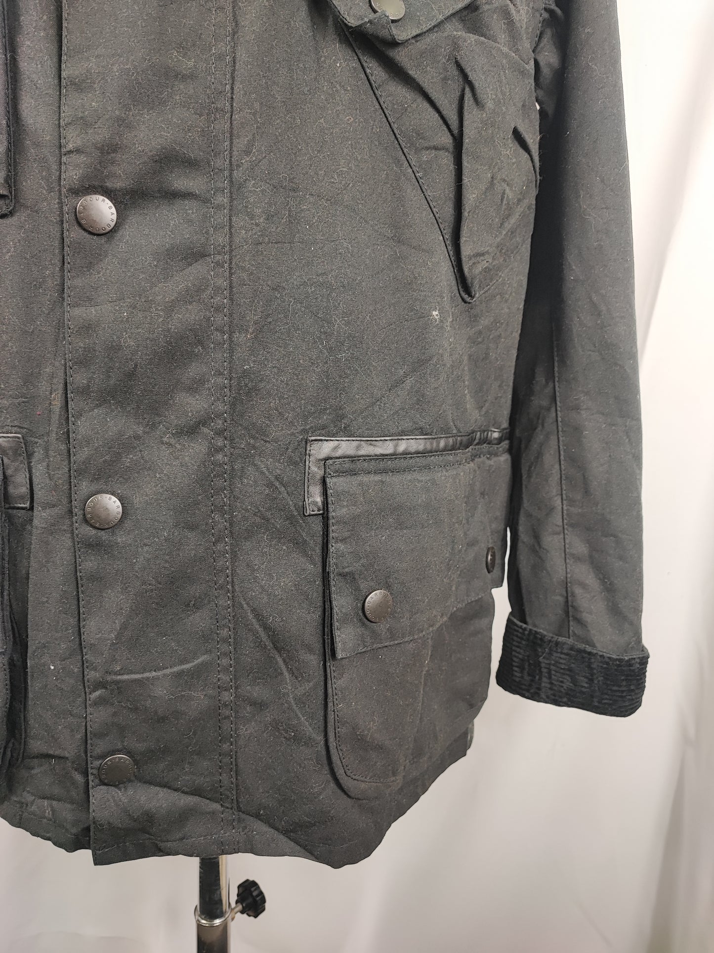 RARA Giacca Barbour International Steve Mc Queen Nera MEDIUM - Black Barbour International Mc queen size M