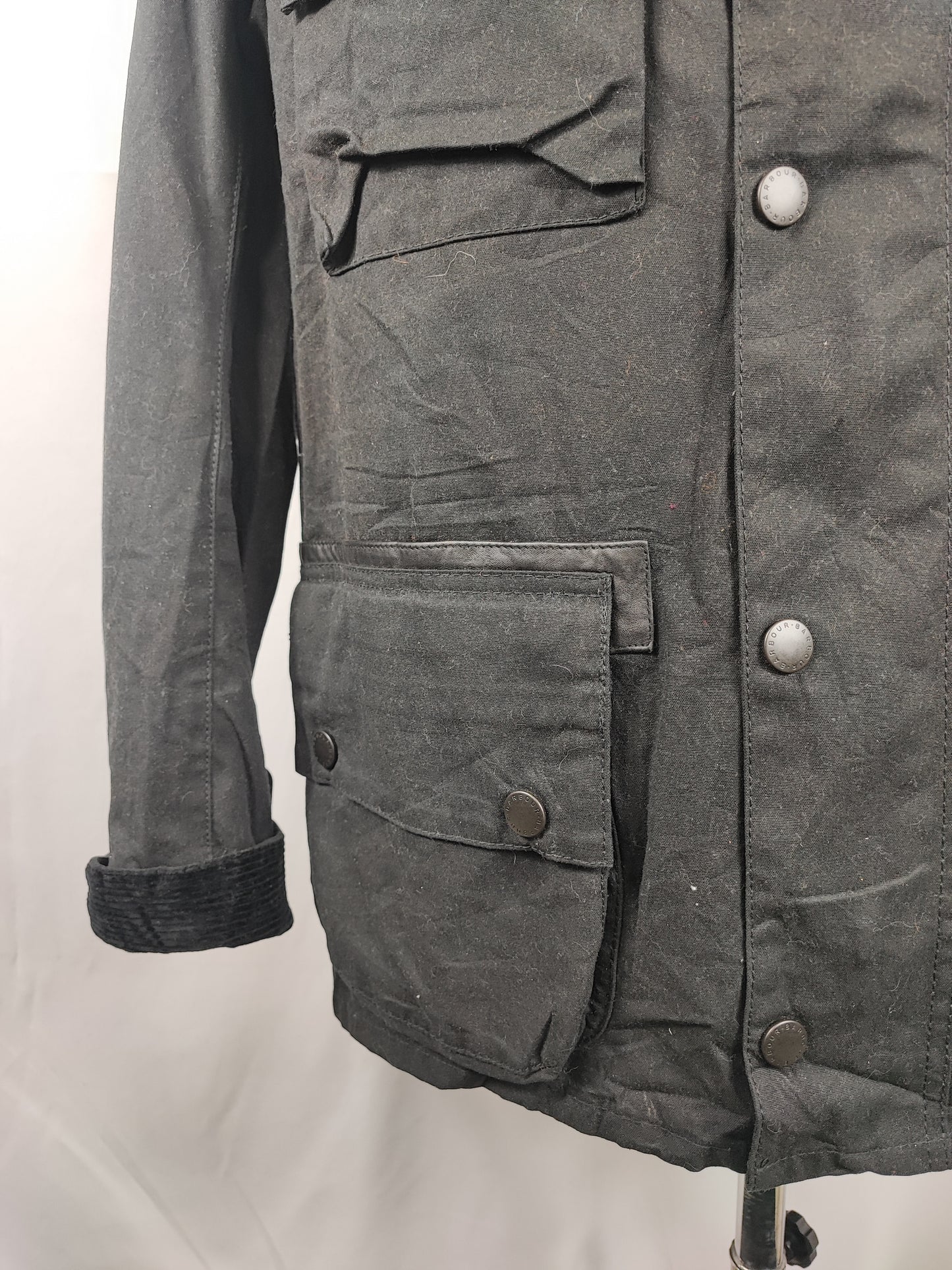 RARA Giacca Barbour International Steve Mc Queen Nera MEDIUM - Black Barbour International Mc queen size M