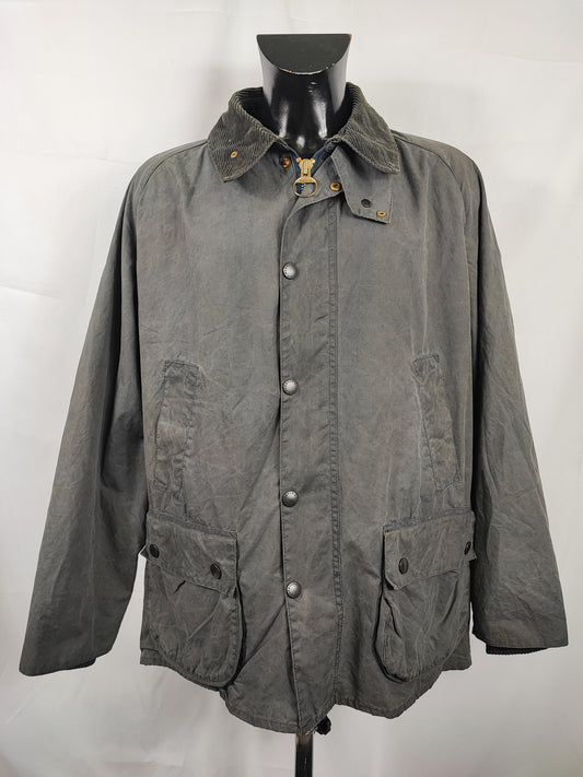 Barbour Giacca Bedale Uomo Blu Vintage C50/127 CM XXL Navy Waxed Bedale Vintage Jacket size 2xl