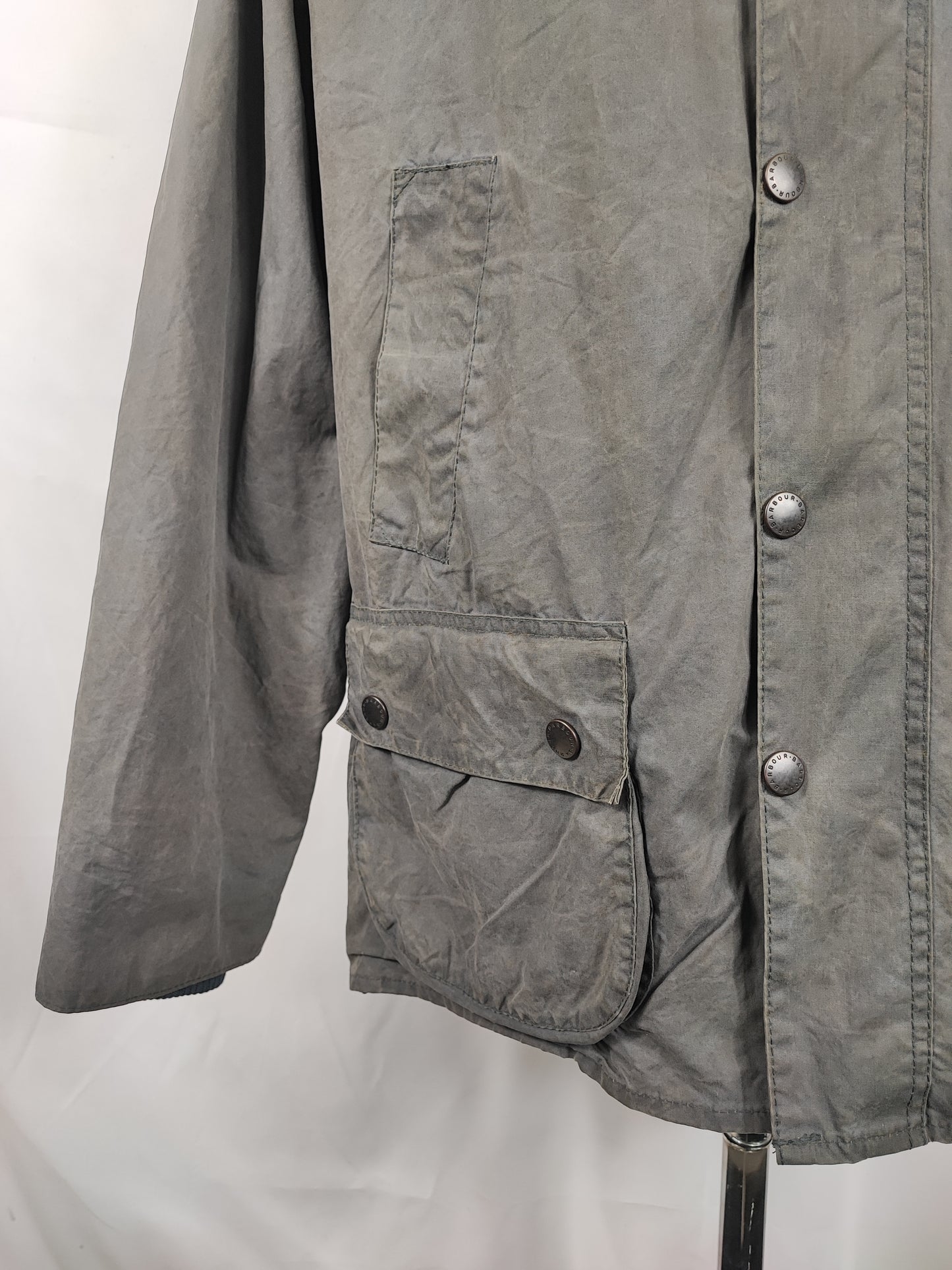 Barbour Giacca Bedale Uomo Blu Vintage C50/127 CM XXL Navy Waxed Bedale Vintage Jacket size 2xl