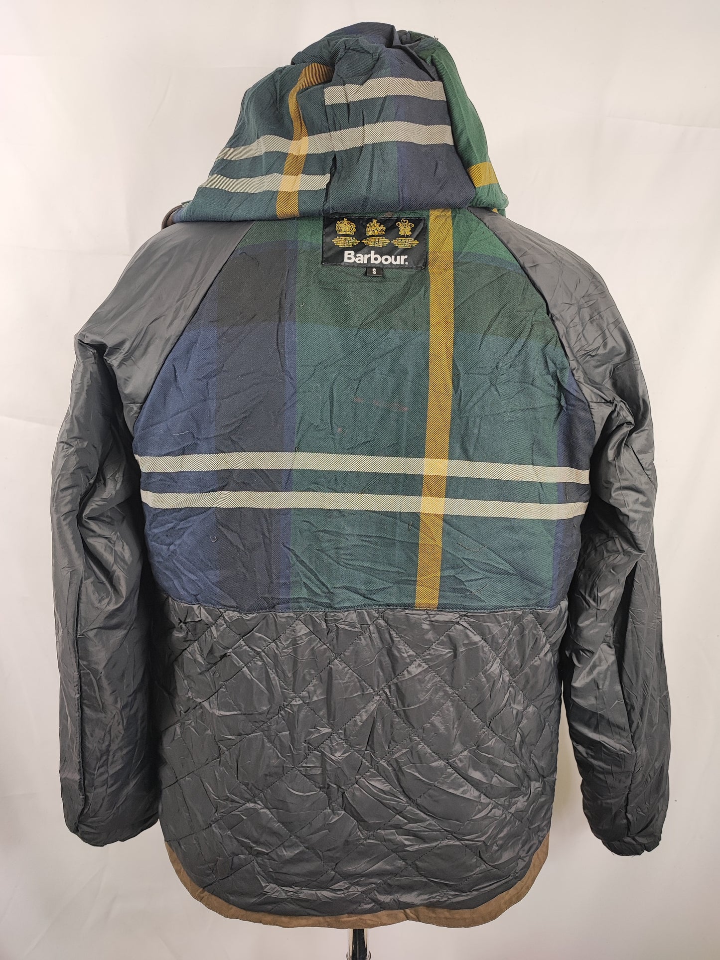Giacca Barbour cerata verde da uomo Small -Man Wax Grendle Jacket size Small