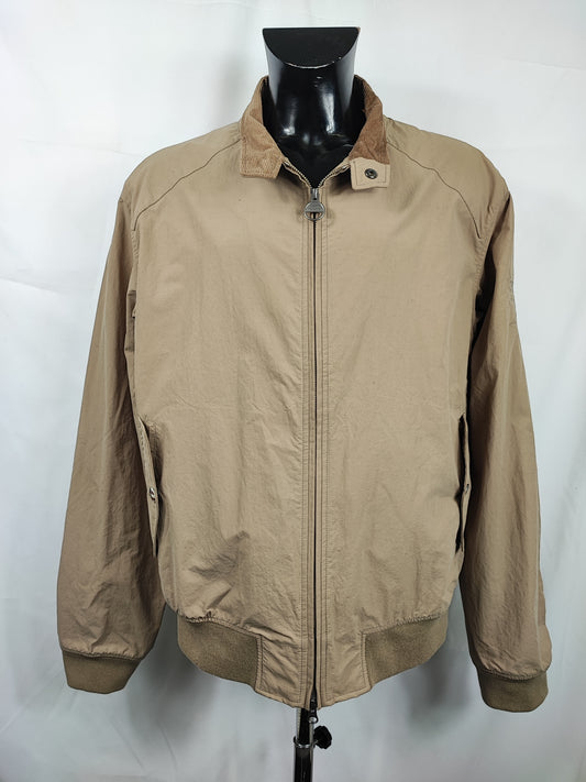 Giacca Barbour International Uomo Steve Mc Queen Harrington Rectifier Beige XLarge