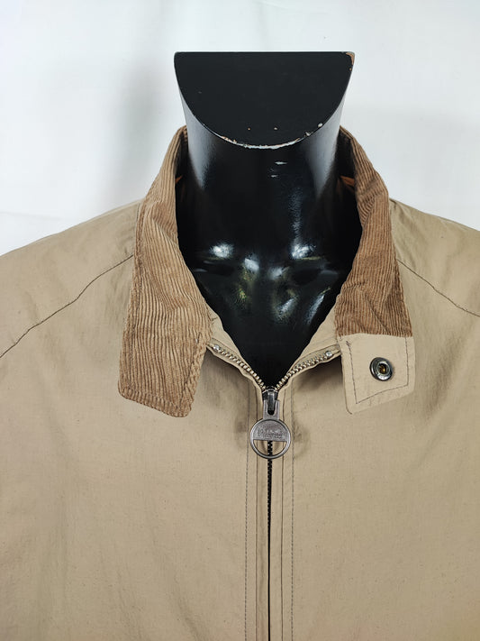 Giacca Barbour International Uomo Steve Mc Queen Harrington Rectifier Beige XLarge