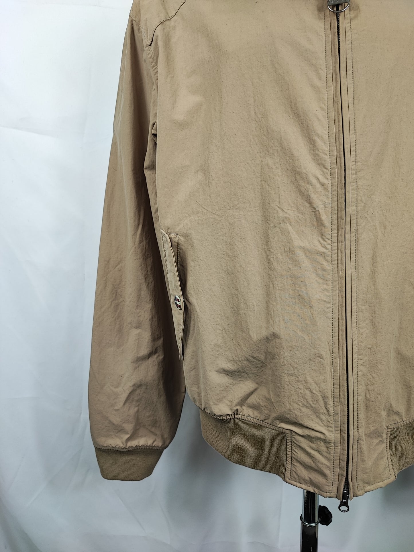 Giacca Barbour International Uomo Steve Mc Queen Harrington Rectifier Beige XLarge