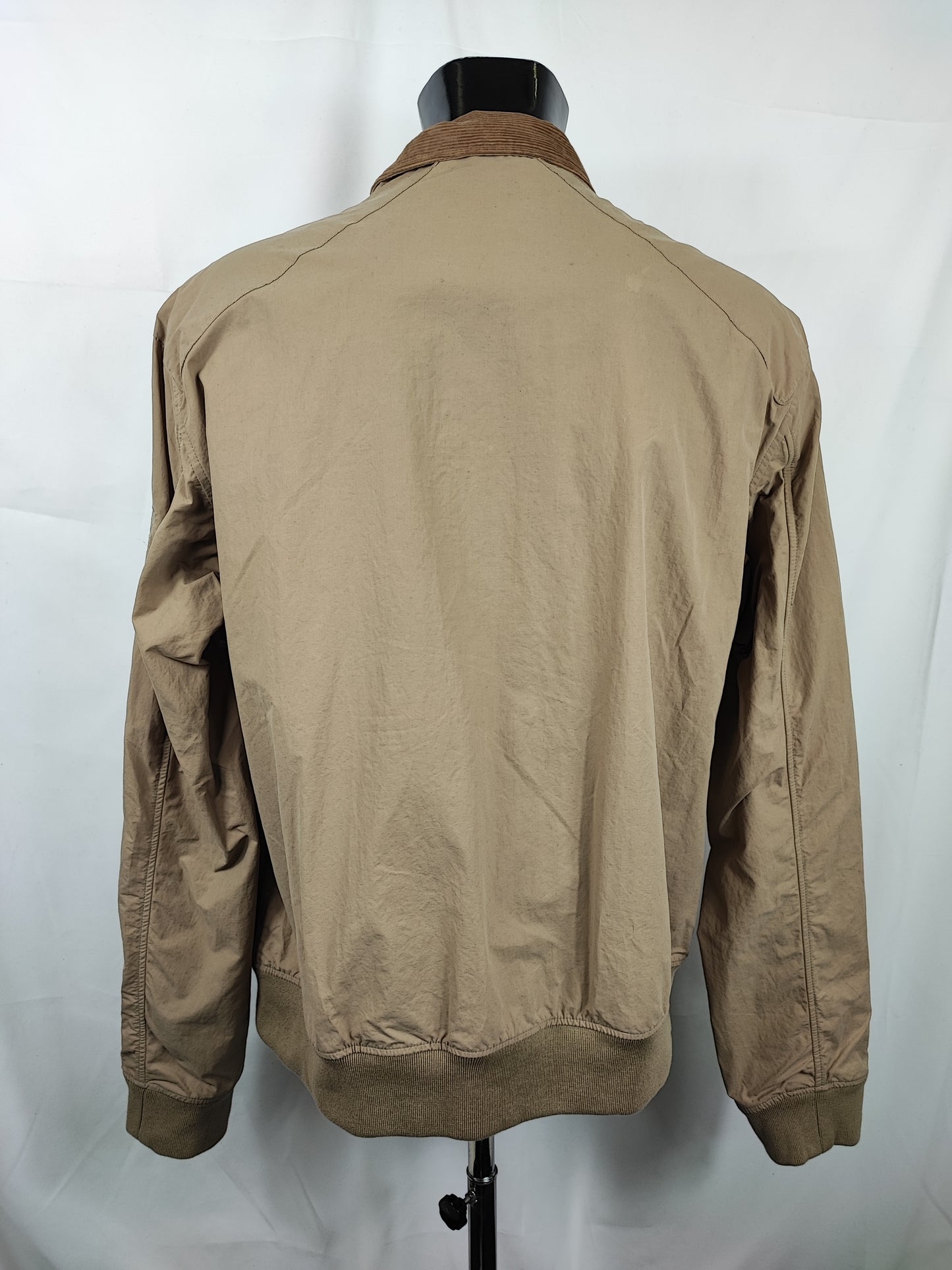 Giacca Barbour International Uomo Steve Mc Queen Harrington Rectifier Beige XLarge