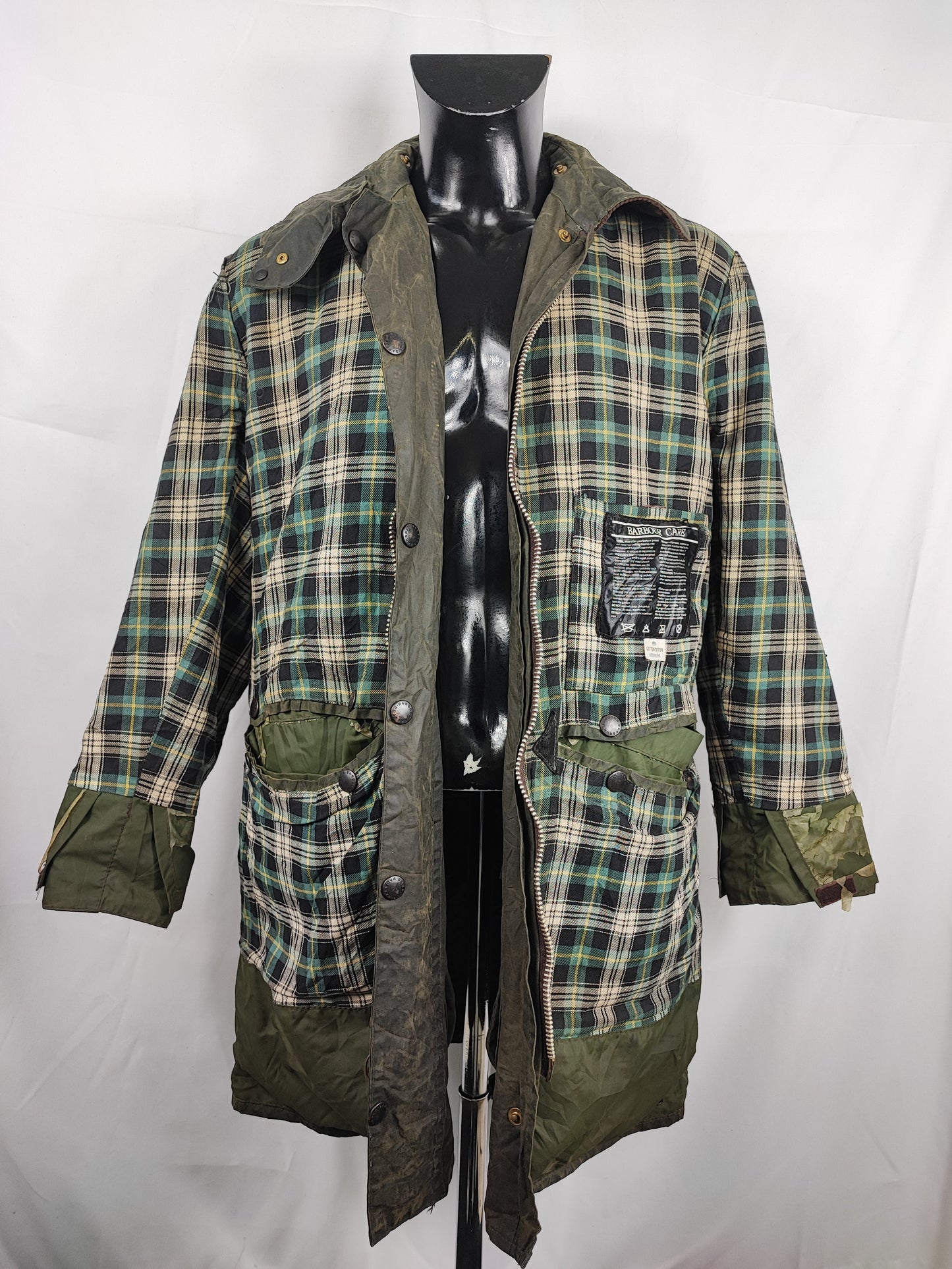 Giacca Barbour Unisex Border Verde C38/97cm tg.48 Medium - Green Wax green Border Jacket Size c38