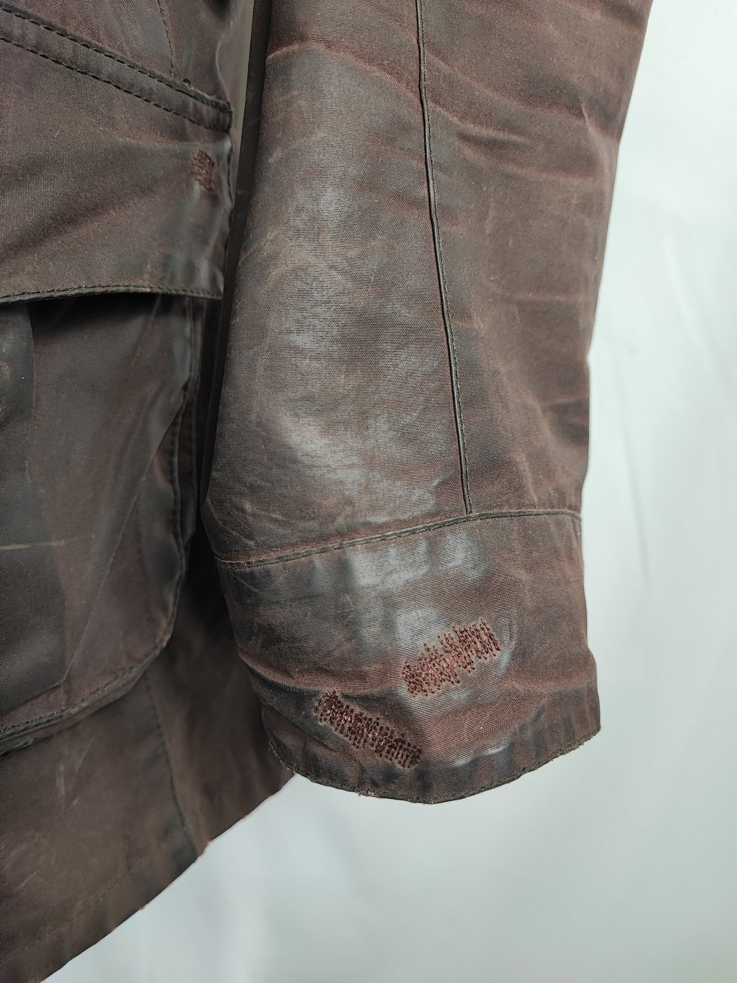 Barbour Giacca Uomo Corbridge marrone XL Man Brown Waxed Corbridge Jacket XLarge