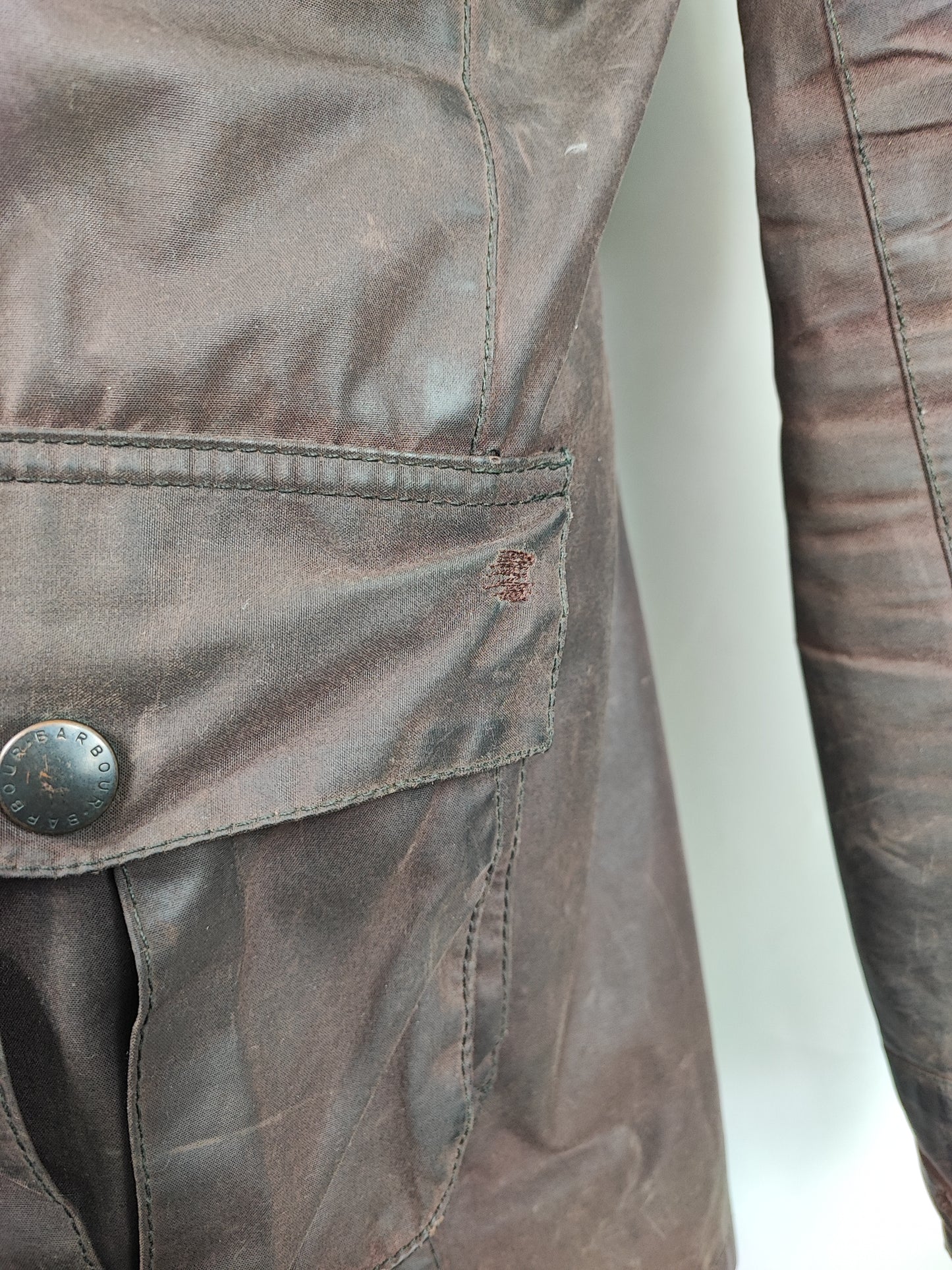 Barbour Giacca Uomo Corbridge marrone XL Man Brown Waxed Corbridge Jacket XLarge