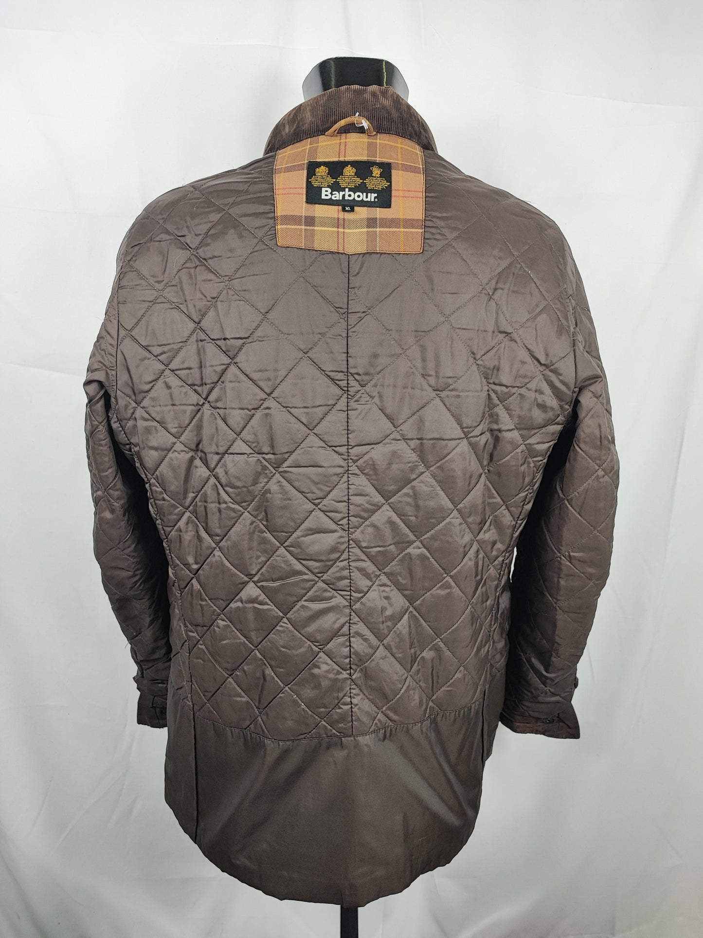 Barbour Giacca Uomo Corbridge marrone XL Man Brown Waxed Corbridge Jacket XLarge